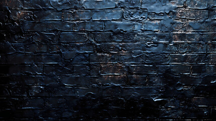 Gritty urban street art, a dynamic shot featuring a black painted brick wall as the backdrop for vibrant graffiti or street art elements. Dynamic Street Graffiti. Illustration