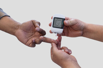 Glucose reading in campaign against diabetes