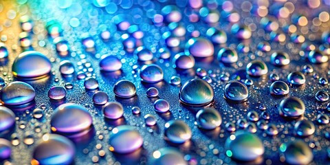 Background of beautiful water drops on a shiny surface, water, drops, background, texture, wet, liquid, reflection, macro