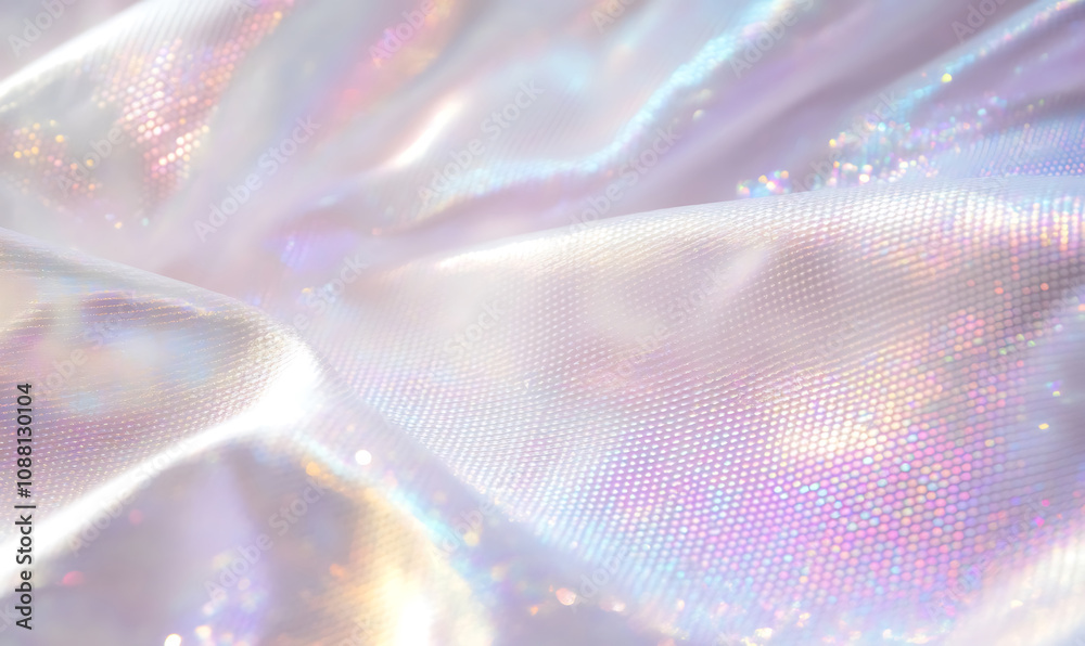 Wall mural abstract hologram foil texture background-generative ai