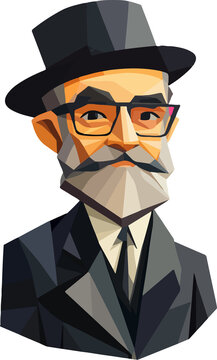 recommend clip art: older gentleman in a suit, generative AI