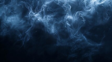 Obraz premium White smoke on a black background .