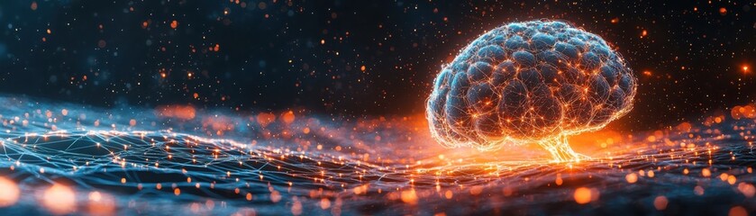 Obraz premium Integrating neural network representations of human intelligence in technology and science for enhanced understanding