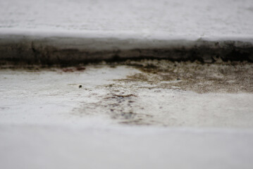 Close up of dirty floor