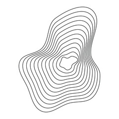 Fluid elevation patterns. Geometric topography lines. Organic contour waves. Natural terrain shapes.