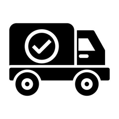 delivery truck Solid icon