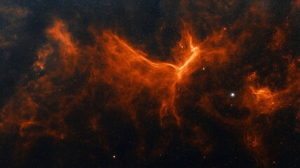 Stunning Cosmic Nebula Displaying Bright Glowing Stars Against Deep Space Background, Captured in High Definition with Enhanced Clarity and Detail for Astrophotography Lovers