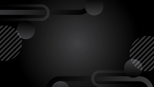 abstract geometric shapes and patterns on a dark background with space for text seamless 4k video background motion pop art design