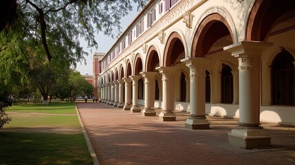 French architecture inspired university with the name of anna university 