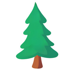 green christmas tree