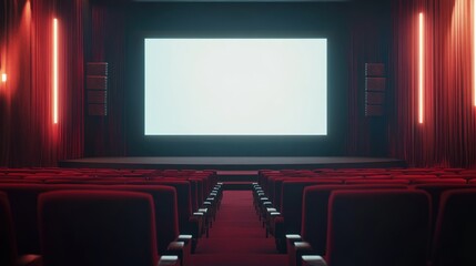 Fototapeta premium Empty Movie Theater