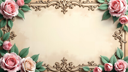 Chic Printable Vintage Journal Page