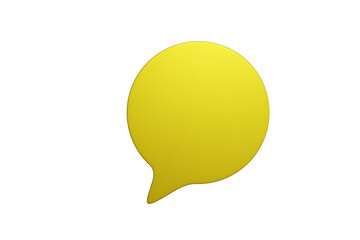 illustration of a yellow balloon