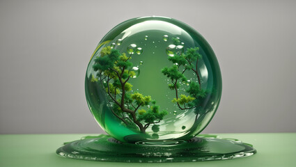 Many colorful, shiny, round objects clustered closely together