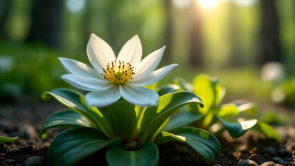 Obraz premium Anemone Flower in Springtime