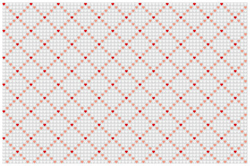 ハートのチェックパターン スウォッチ_03