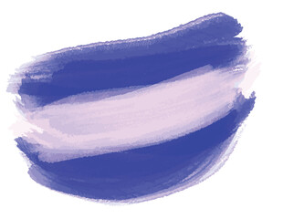 blue and white in brush watercolor style