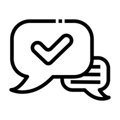 conversation Line Icon