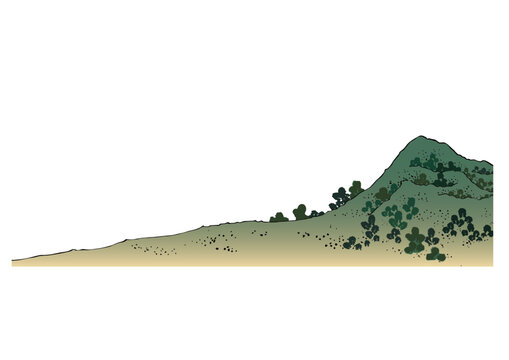 浮世絵　峠　その1
