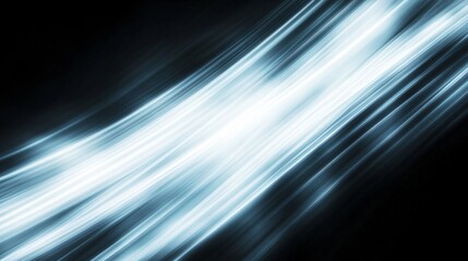 Abstract Blue and Black Light Streaks Background