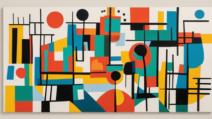 Obraz premium background with squares