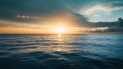 Obraz premium Ocean Sunset Landscape