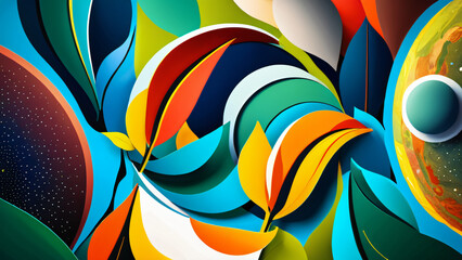 Obraz premium abstract colorful background