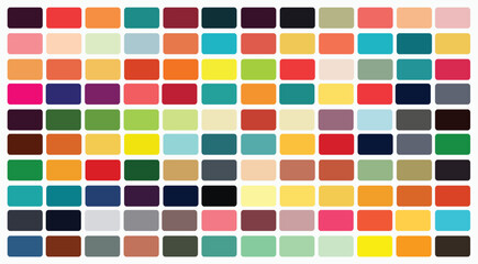 New Technology Color Palette, Vector Color Palette Set Design Template Multi color, Popular Color.Thai Color. Colorful Tmplate. Trend Color of the year, Color palette in bright colors, eps8