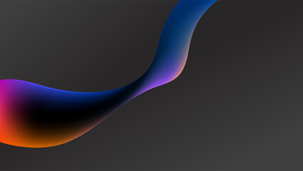 ABSTRACT DARK BACKGROUND ELEGANT GRADIENT MESH BLUE ORANGE PURPLE SMOOTH COLOR DESIGN VECTOR TEMPLATE GOOD FOR MODERN WEBSITE, WALLPAPER, COVER DESIGN 