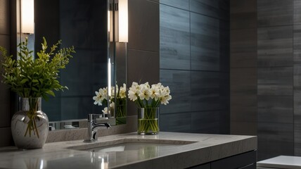 Fototapeta premium Modern Bathroom Vanity