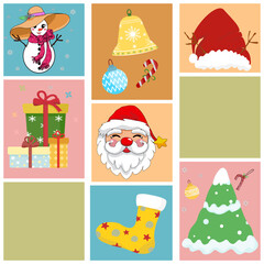 Christmas fabric pattern

