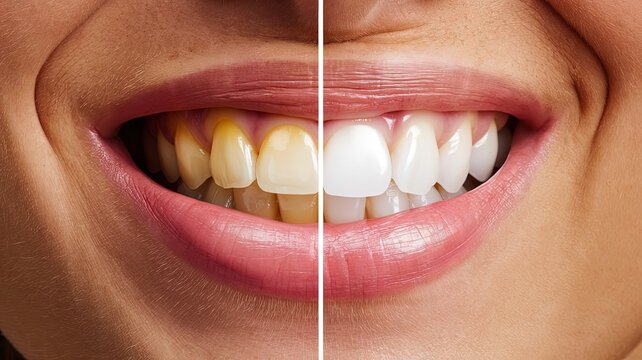 Dental implant treatment all-on-four, all-on-X, and all-on-4 implant treatment before and after intraoral photo of full jaw hybrid dental prosthesis