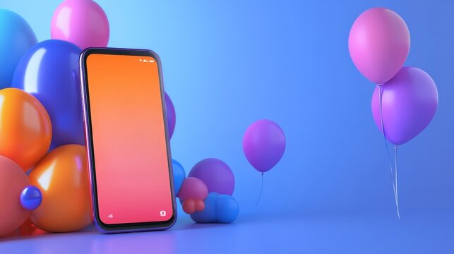 Colorful Shopping App Notification for Flash Sale