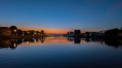 夕焼けのボートコース