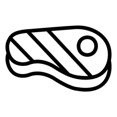 steak Line Icon