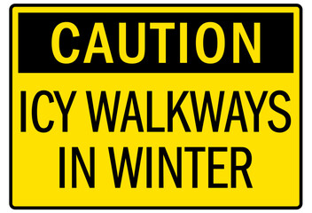 Pedestrian walkway sign