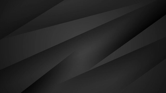 elegant modern abstract black geometric background with layered overlaps seamless 4k video background motion pop art design