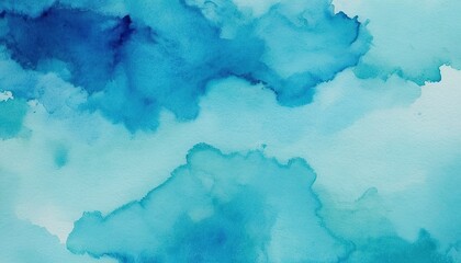 Obraz premium Blue watercolor abstract background 570