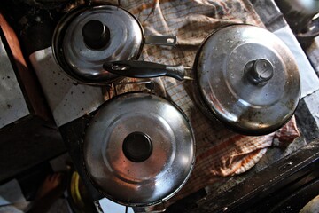 lid for pot or cooking utensils in the kitchen