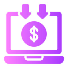 income gradient icon