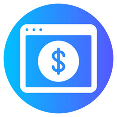 income gradient icon