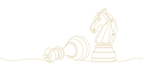 chess pieces vector design knight and bishop