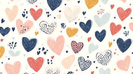 Floral Hearts Pattern