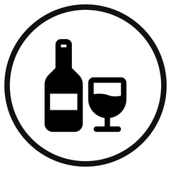 Editable wine vector icon. Part of a big icon set family. Perfect for web and app interfaces, presentations, infographics, etc