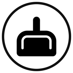 Editable dustpan vector icon. Part of a big icon set family. Perfect for web and app interfaces, presentations, infographics, etc