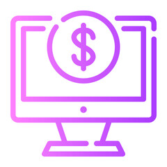 income gradient icon