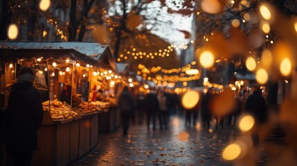 Enchanted Night Market: Festive Ambiance
