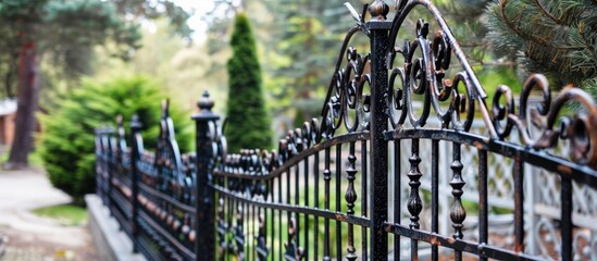 Stylish Decorative Steel Fence