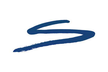 Blue watercolor background. Artistic hand paint. Isolated on transparent background.
