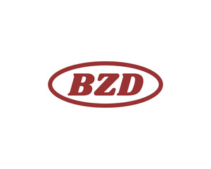BZD logo design vector template. BZD